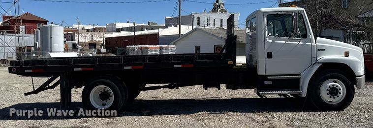 image for item EM3816 1997 Freightliner FL70 dump flatbed truck
