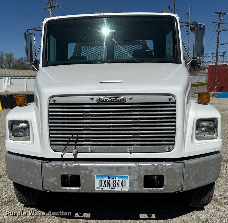 image for item EM3816 1997 Freightliner FL70 dump flatbed truck