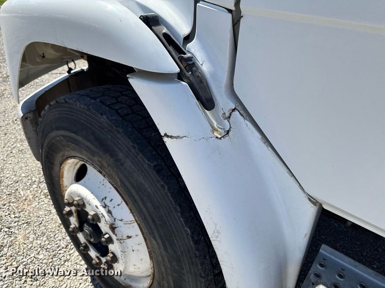 image for item EM3816 1997 Freightliner FL70 dump flatbed truck