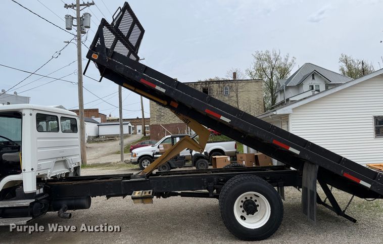 image for item EM3816 1997 Freightliner FL70 dump flatbed truck