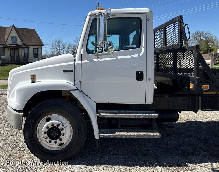 image for item EM3816 1997 Freightliner FL70 dump flatbed truck