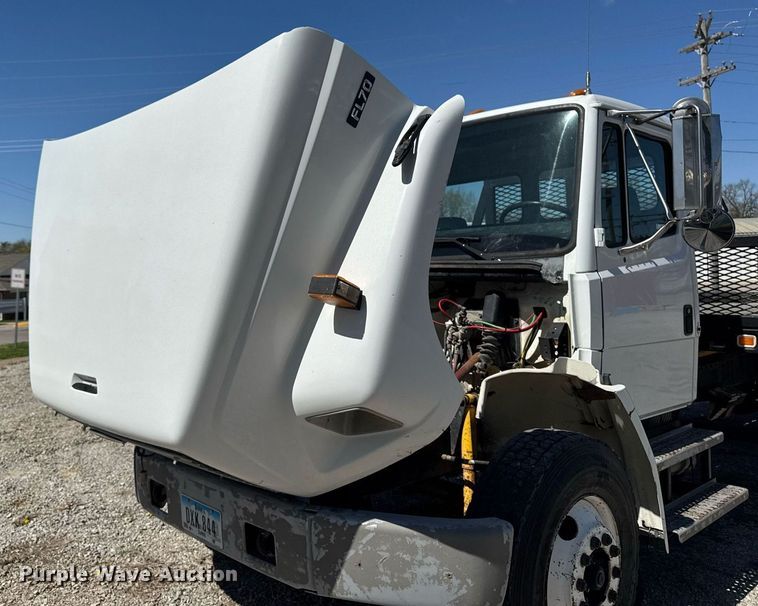 image for item EM3816 1997 Freightliner FL70 dump flatbed truck