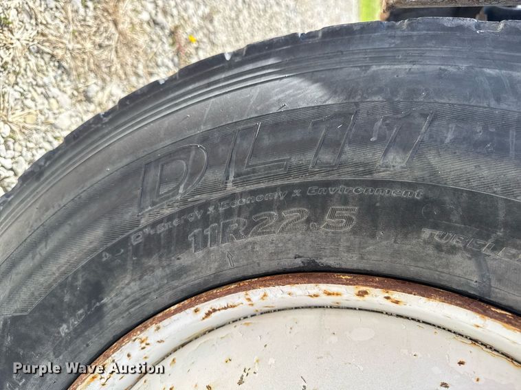 image for item EM3816 1997 Freightliner FL70 dump flatbed truck