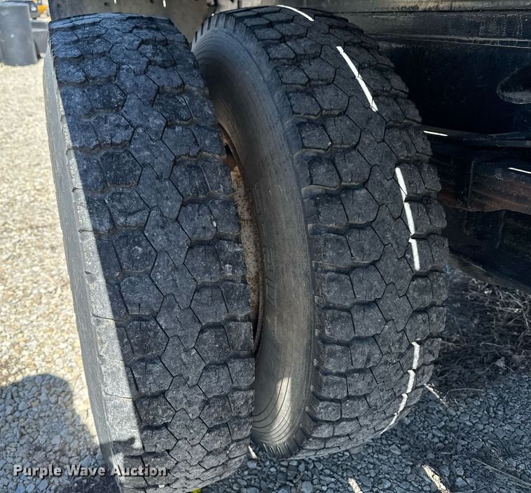 image for item EM3816 1997 Freightliner FL70 dump flatbed truck