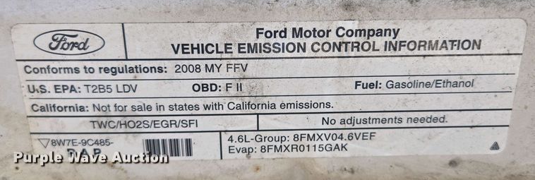 image for item EM7067 2008 Ford Crown Victoria Police Interceptor 