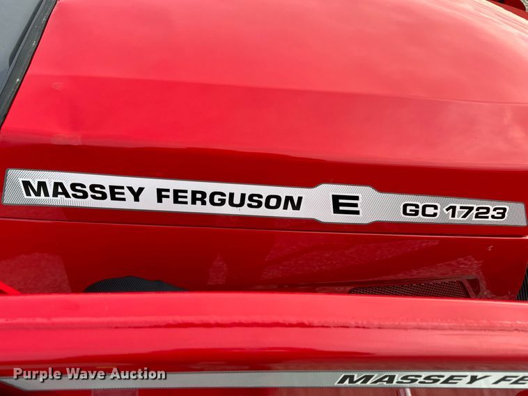 image for item EN4524 2021 Massey Ferguson GC1723 MFWD tractor