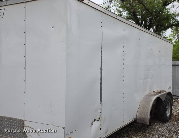 image for item EN8936 2014 Haulmark enclosed cargo trailer