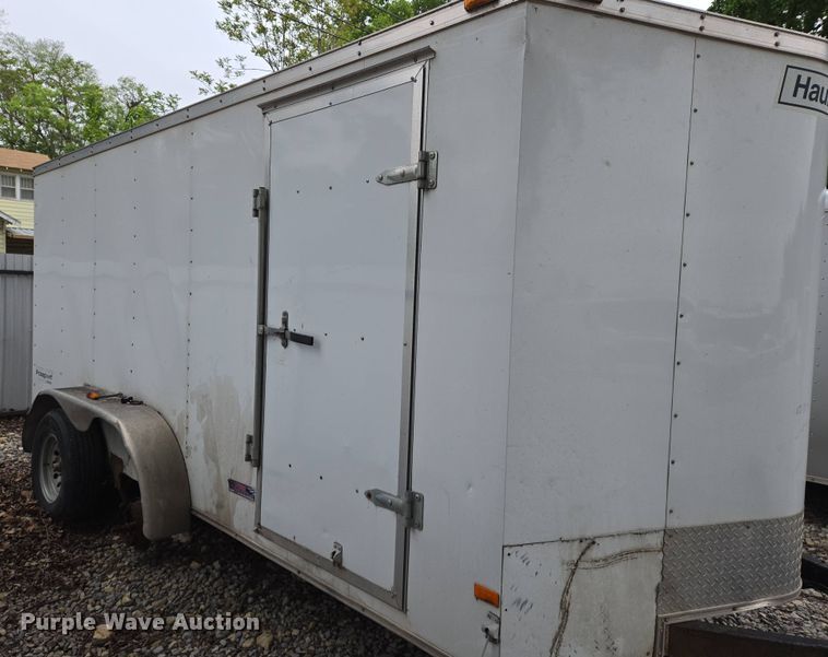 image for item EN8936 2014 Haulmark enclosed cargo trailer