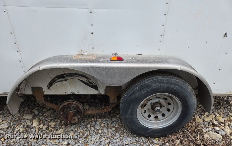 image for item EN8936 2014 Haulmark enclosed cargo trailer