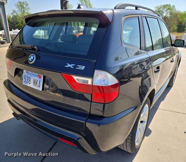 image for item EO0767 2007 BMW X3 SUV