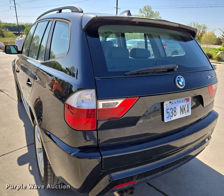 image for item EO0767 2007 BMW X3 SUV