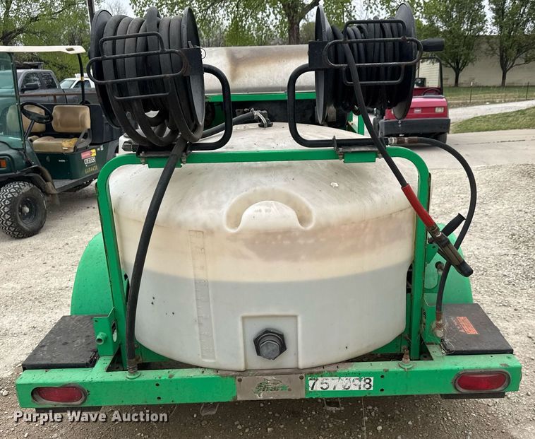 image for item EQ1351 Shark SSG-503537E/G hot pressure washer trailer