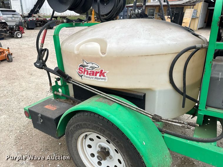 image for item EQ1351 Shark SSG-503537E/G hot pressure washer trailer