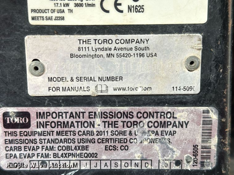 image for item EQ1352 Toro Workman HD utility vehicle