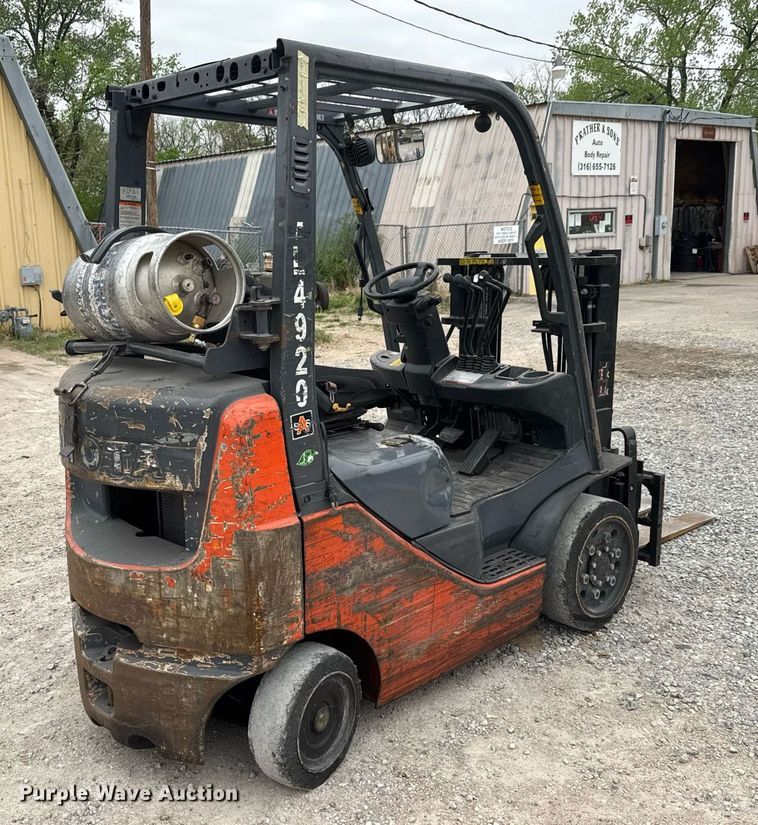 image for item EQ1353 Toyota 8FGCU20 forklift