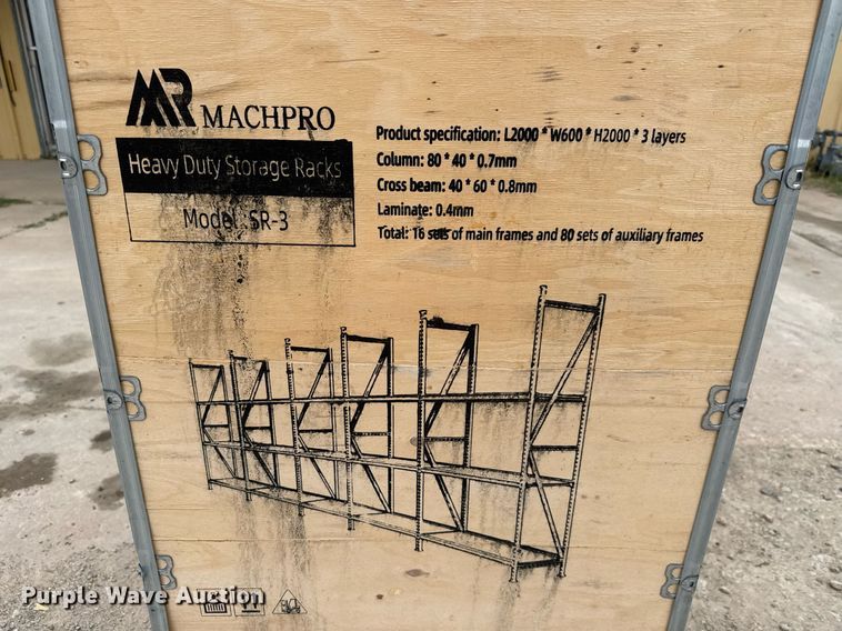 image for item EQ1354 2024 Machpro SR-3 pallet racking