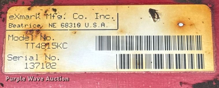 image for item EQ1358 Exmark Turf Tracer HP lawn mower