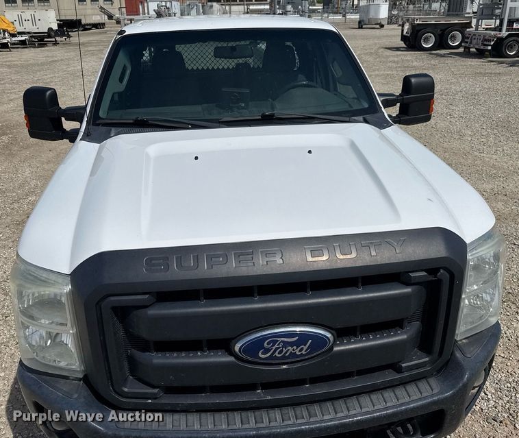 image for item EQ1397 2016 Ford F250 Super Duty SuperCab utility bed pickup truck