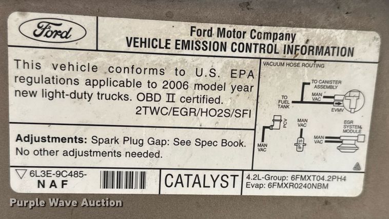 image for item EQ1398 2006 Ford F150 pickup truck