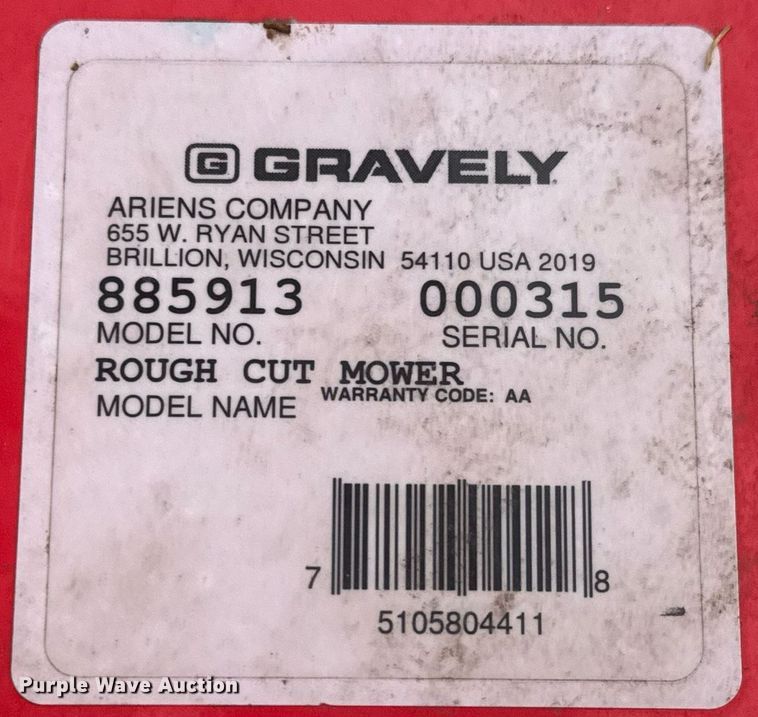 image for item EQ1440 Gravely Pro-QXT 985911 walk behind tractor