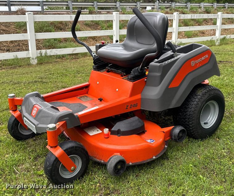 image for item EQ1443 2015 Husqvarna Z246 ZTR lawn mower