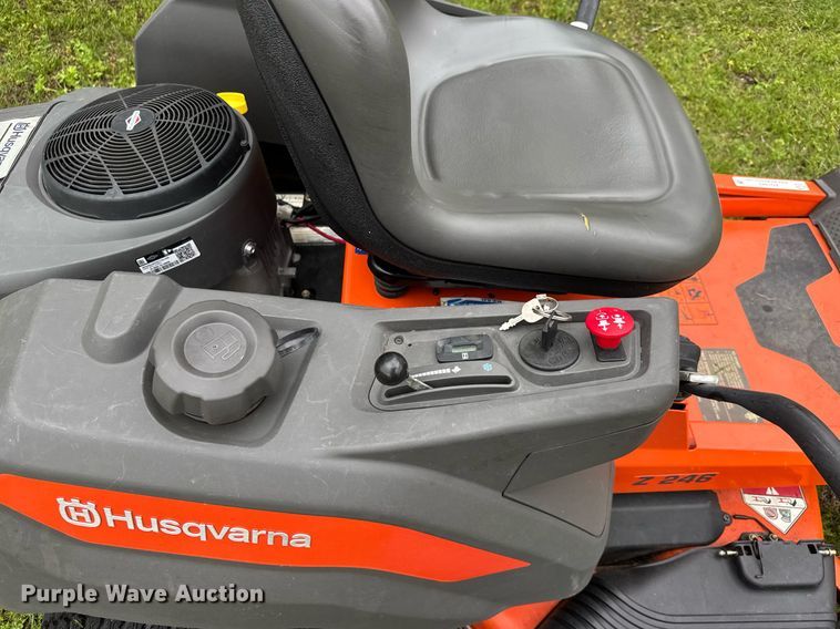 image for item EQ1443 2015 Husqvarna Z246 ZTR lawn mower
