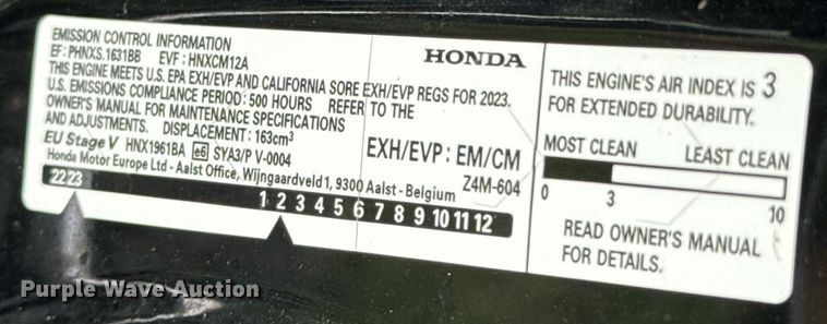 image for item EQ1449 Orec Snow Bull SGW803/H NA walk behind snow plow