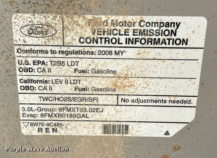 image for item EQ4660 2008 Ford Escape SUV