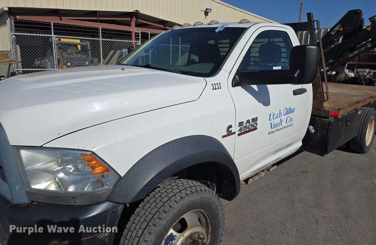 image for item FB9357 2014 Dodge Ram 4500 crane truck