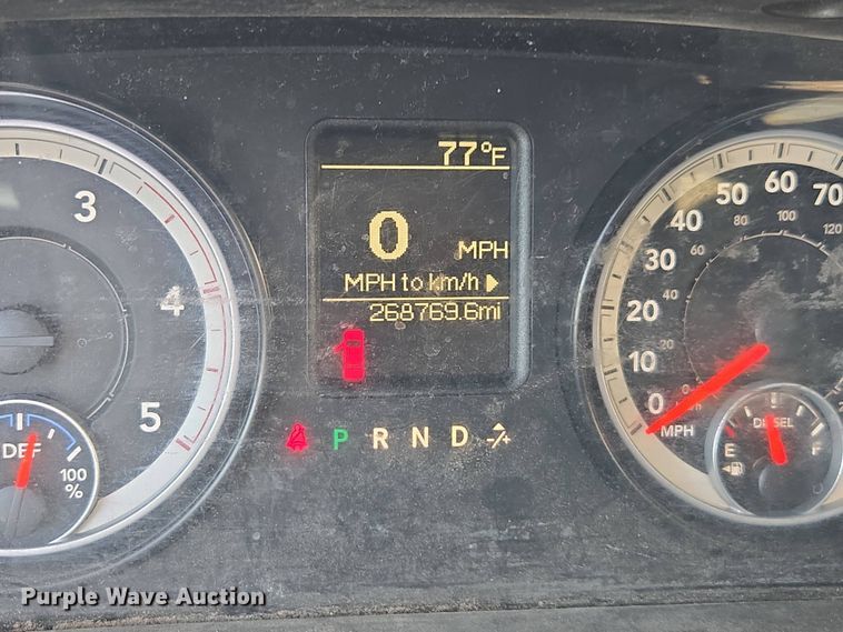 image for item FB9357 2014 Dodge Ram 4500 crane truck