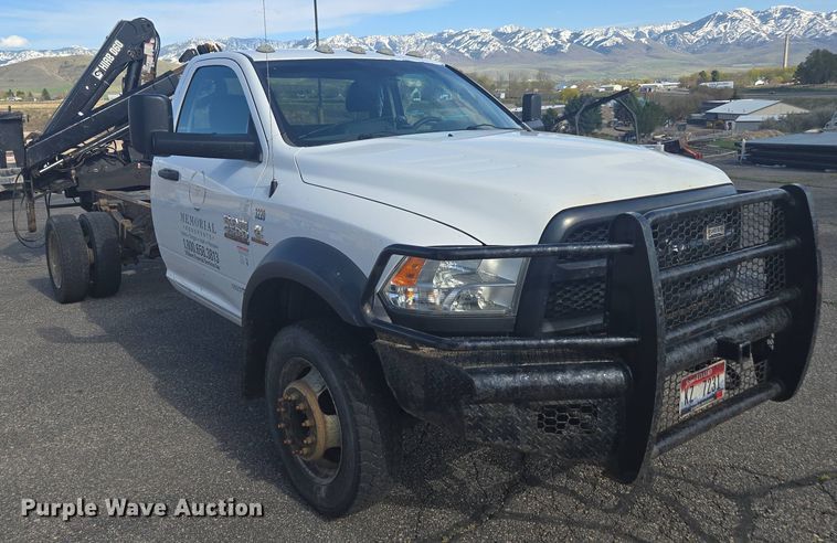 image for item FB9363 2015 Dodge Ram 4500 crane truck