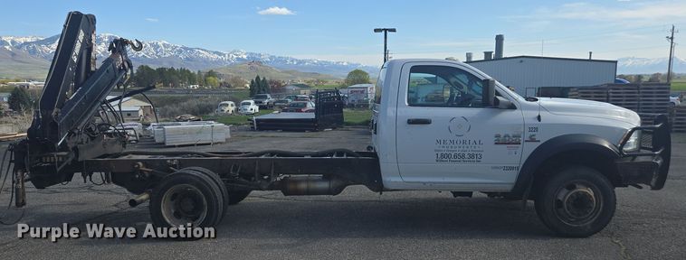 image for item FB9363 2015 Dodge Ram 4500 crane truck
