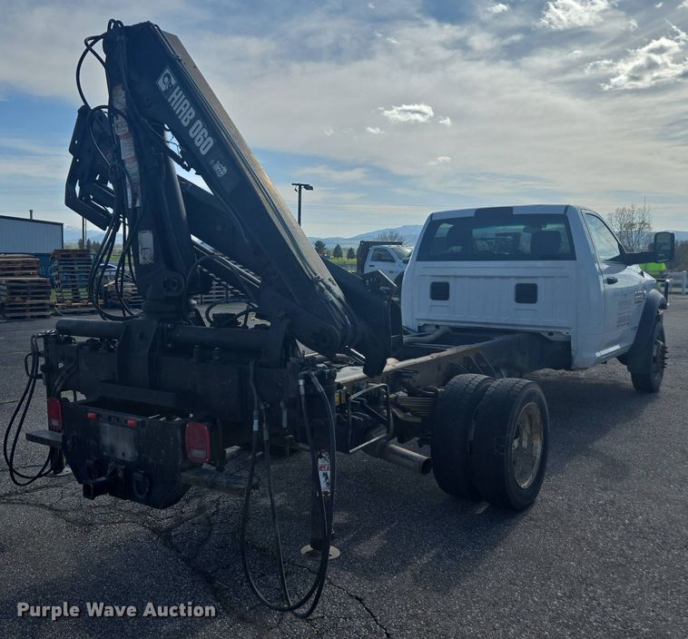 image for item FB9363 2015 Dodge Ram 4500 crane truck