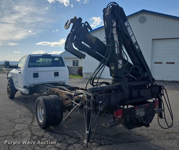 image for item FB9363 2015 Dodge Ram 4500 crane truck