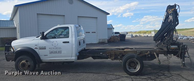 image for item FB9363 2015 Dodge Ram 4500 crane truck