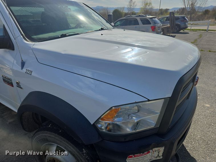 image for item FB9364 2012 Dodge Ram 4500 flatbed truck