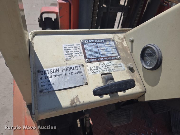image for item FB9370 Datsun 6000 forklift