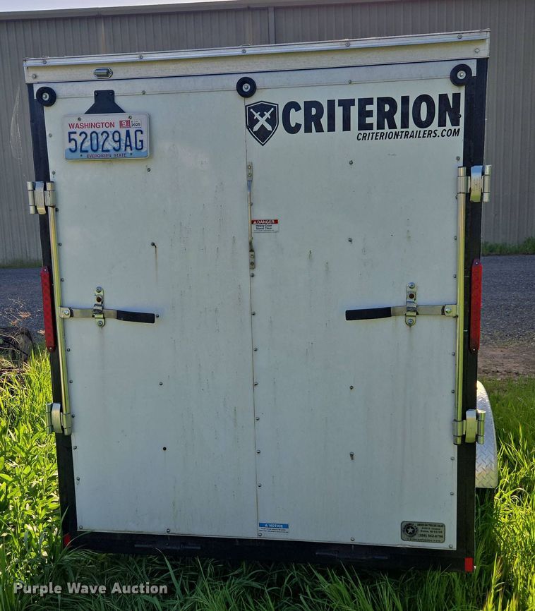image for item FB9372 2021 Criterion enclosed cargo trailer