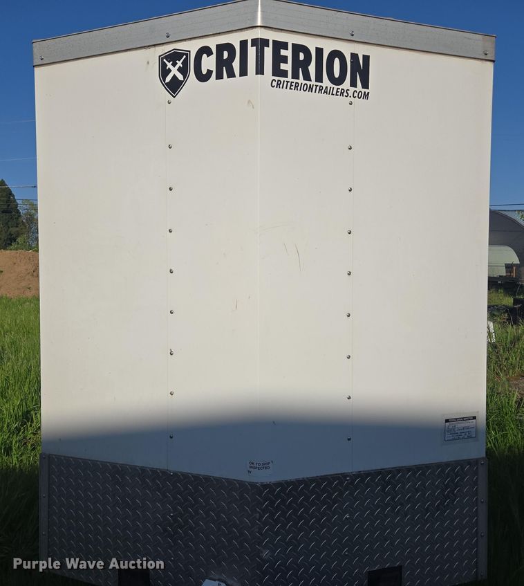 image for item FB9372 2021 Criterion enclosed cargo trailer