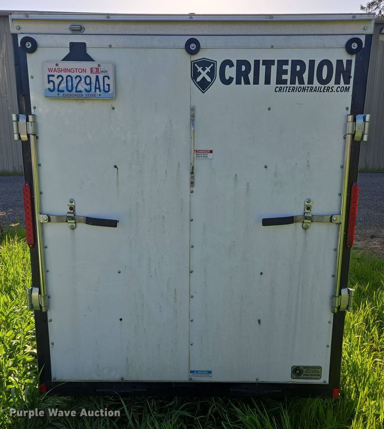 image for item FB9372 2021 Criterion enclosed cargo trailer