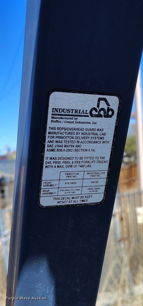 image for item IP9563 2005 Princeton PB50 forklift