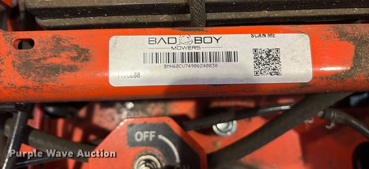 image for item ND9704 2024 Bad Boy Maverick HD ZTR lawn mower