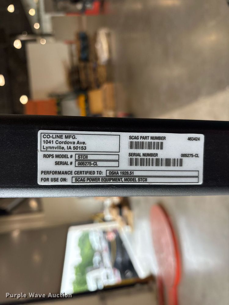 image for item ND9705 Scag Tiger Cat II ZTR lawn mower