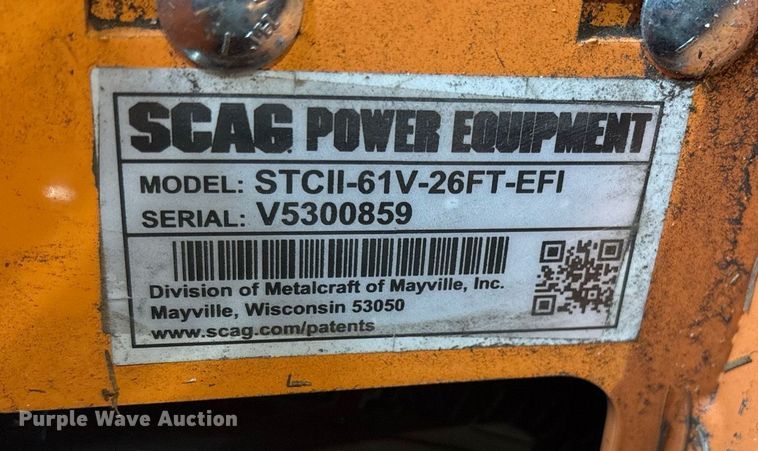 image for item ND9705 Scag Tiger Cat II ZTR lawn mower