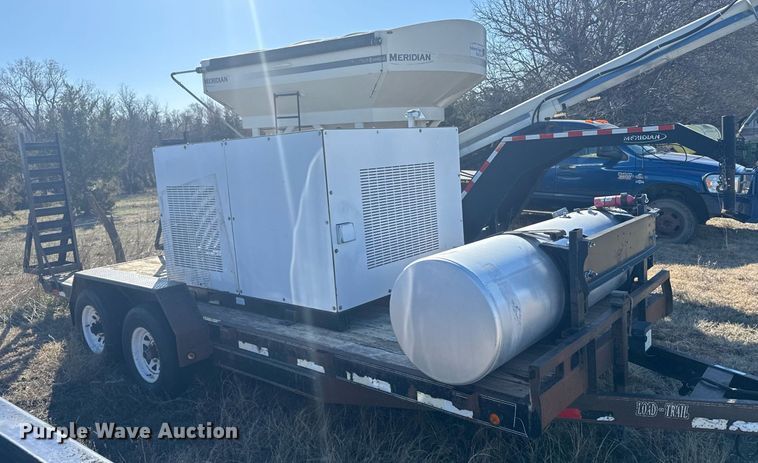 image for item NN9695 2021 Compressed Air Systems RS185 air compressor with 2003 Load Trail equipment trailer