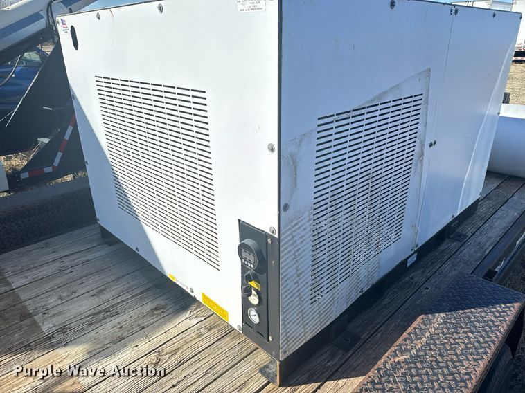 image for item NN9695 2021 Compressed Air Systems RS185 air compressor with 2003 Load Trail equipment trailer