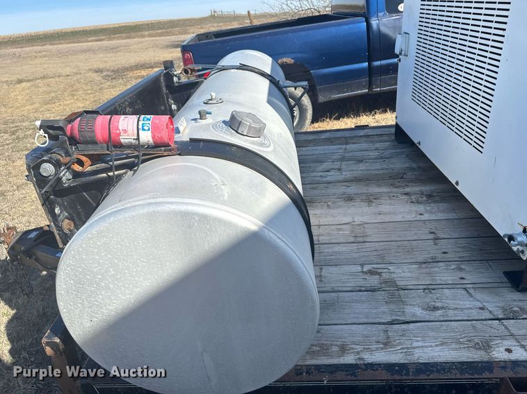 image for item NN9695 2021 Compressed Air Systems RS185 air compressor with 2003 Load Trail equipment trailer