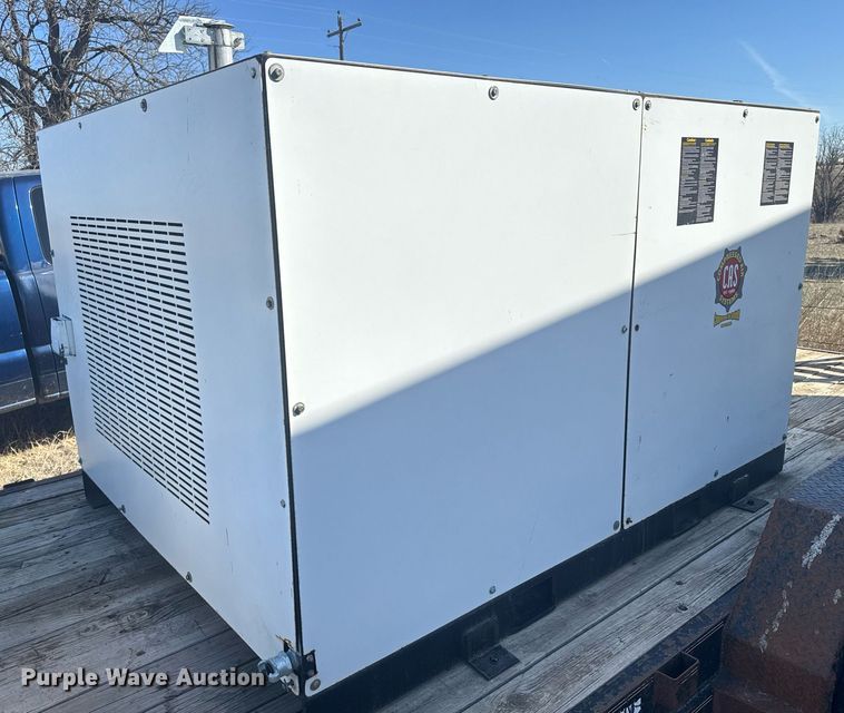 image for item NN9695 2021 Compressed Air Systems RS185 air compressor with 2003 Load Trail equipment trailer