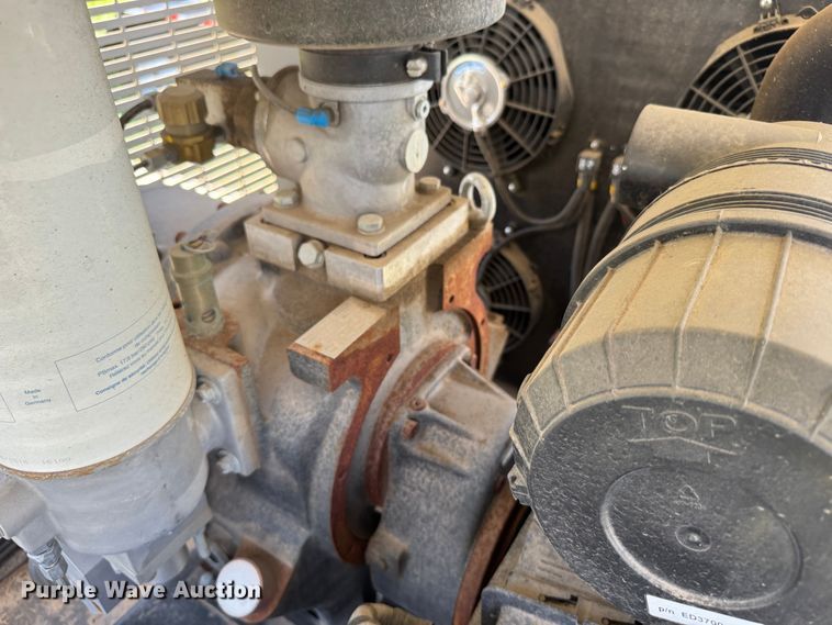 image for item NN9695 2021 Compressed Air Systems RS185 air compressor with 2003 Load Trail equipment trailer