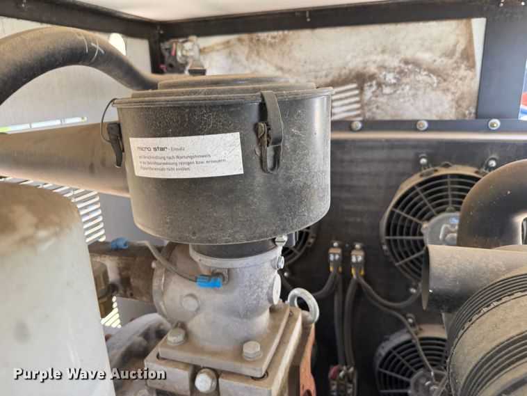 image for item NN9695 2021 Compressed Air Systems RS185 air compressor with 2003 Load Trail equipment trailer